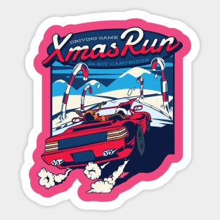 Xmas Run Sticker